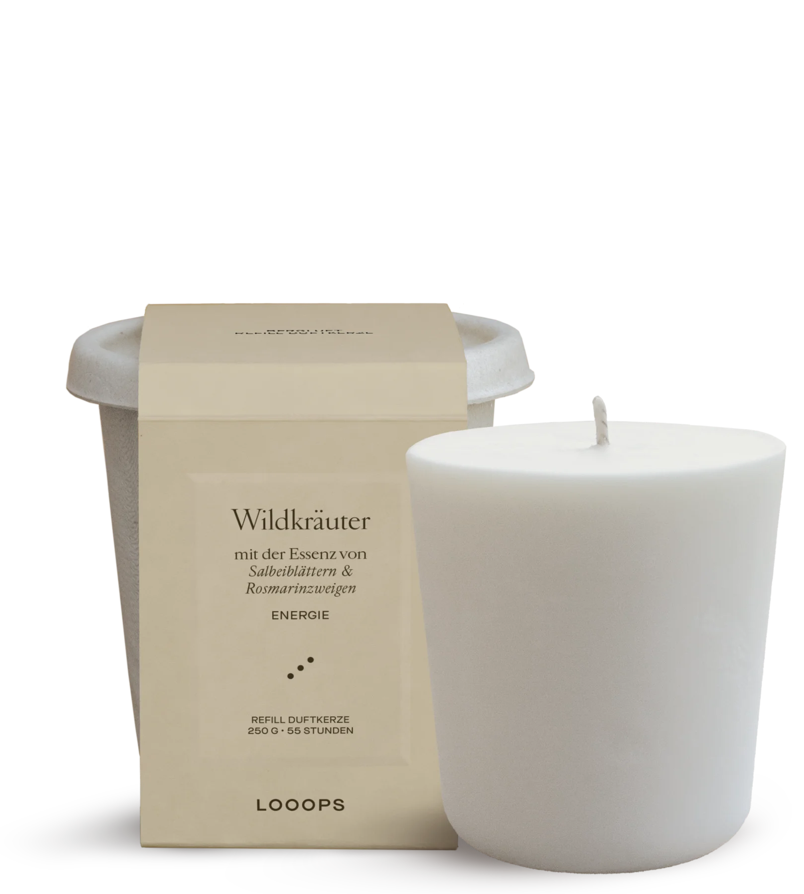 Wildkräuter Refill Duftkerze 250 g