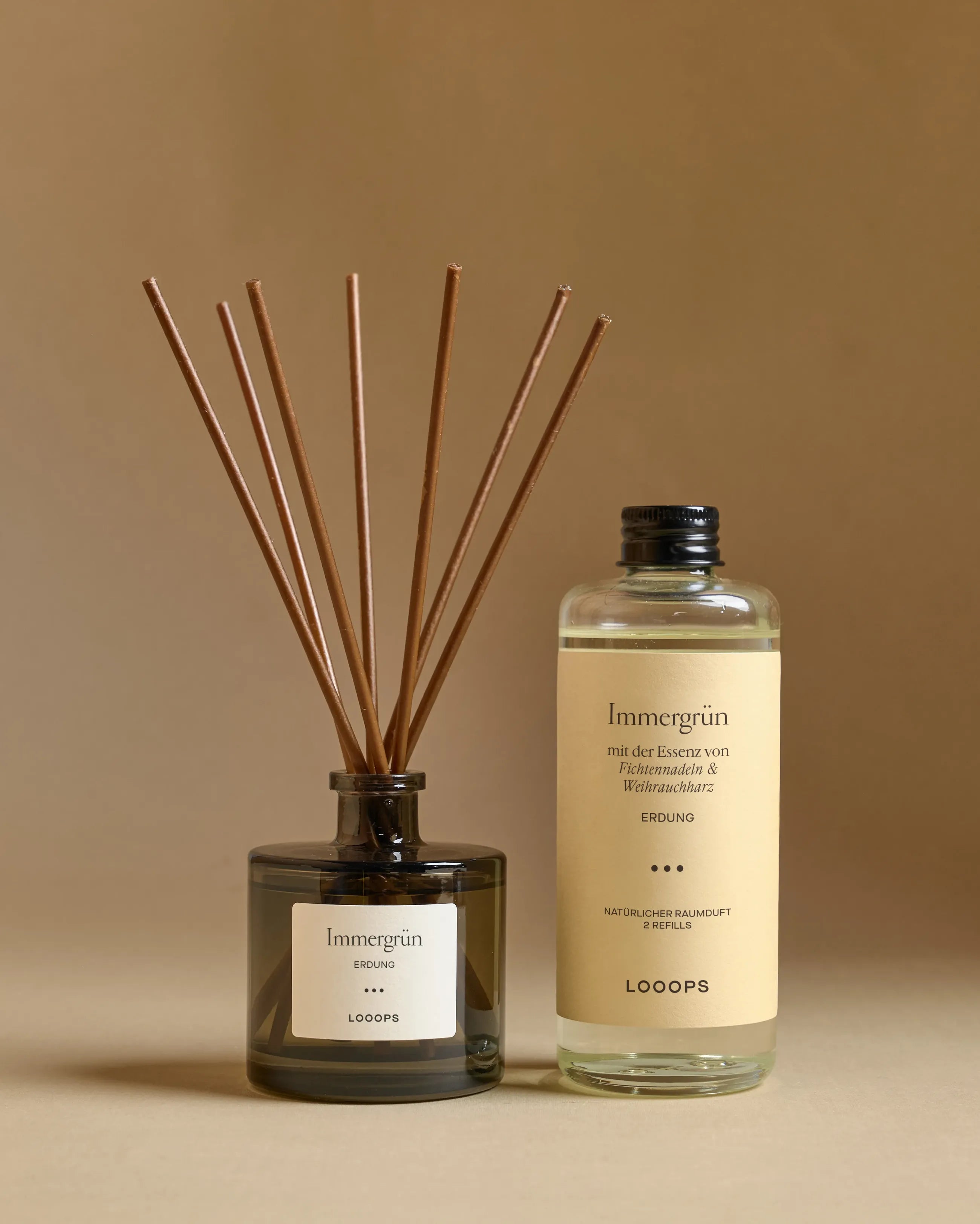 Immergrün Set – Duftstäbchen und Refill