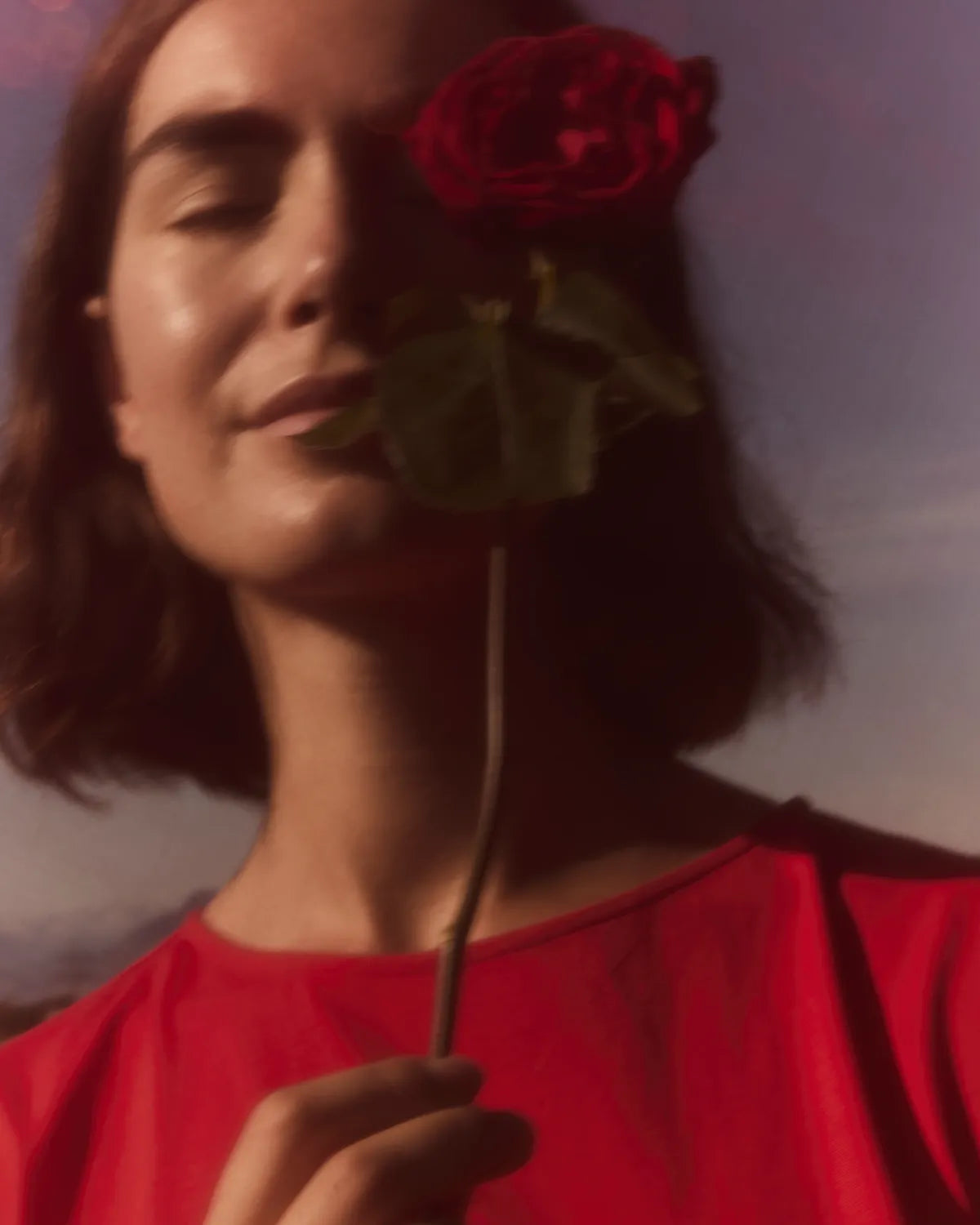 Rosenrot – Refill Duftkerze