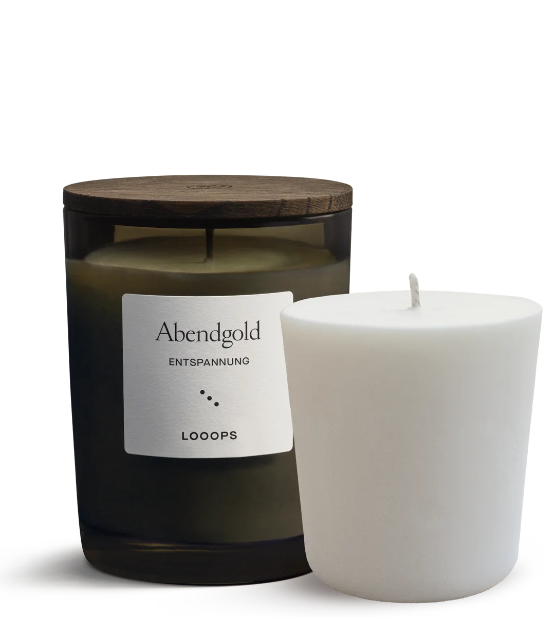 Set: Abendgold scented candle  + Refill 250 g