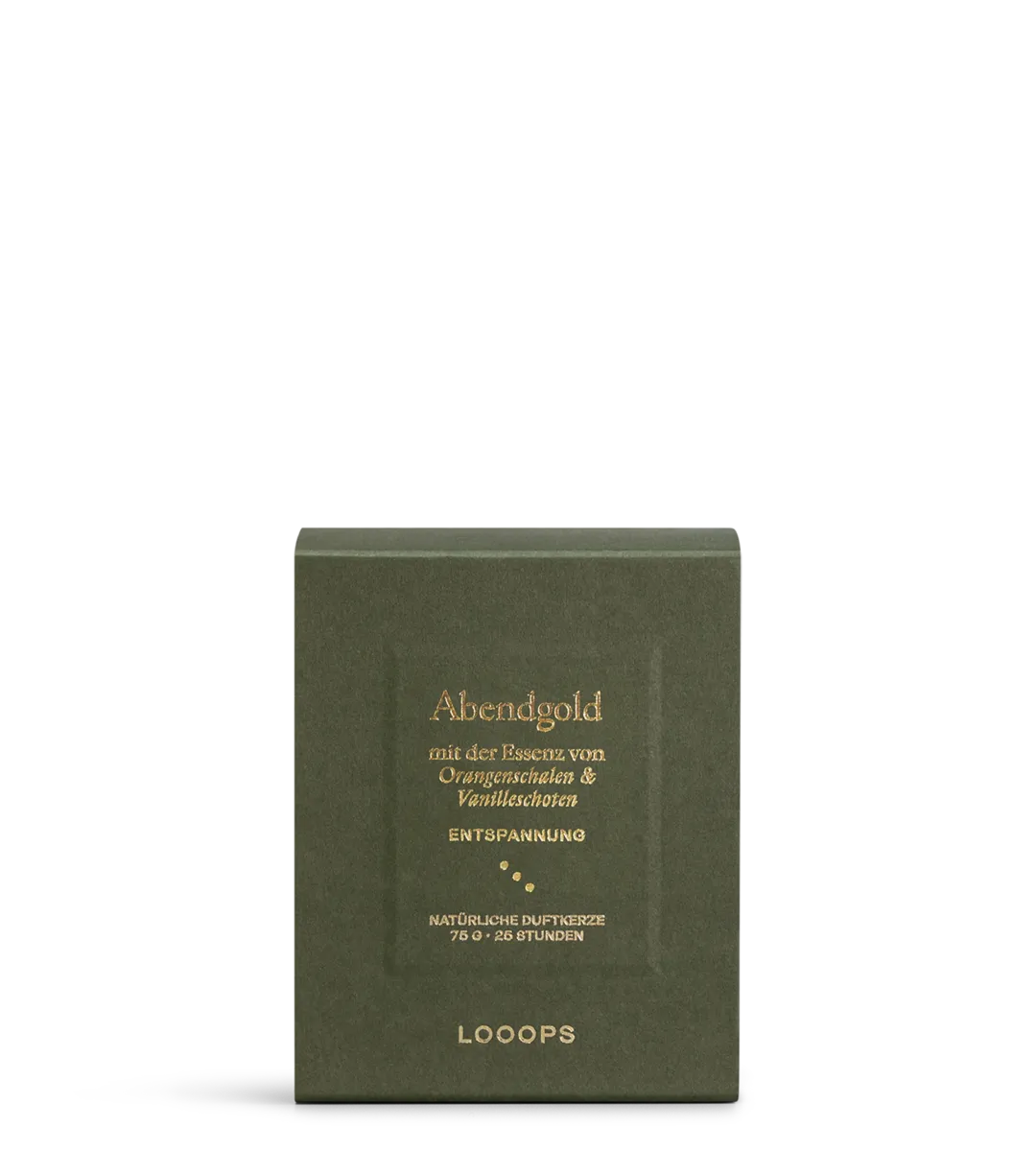 Abendgold Duftkerze 75 g · Limitierte Edition