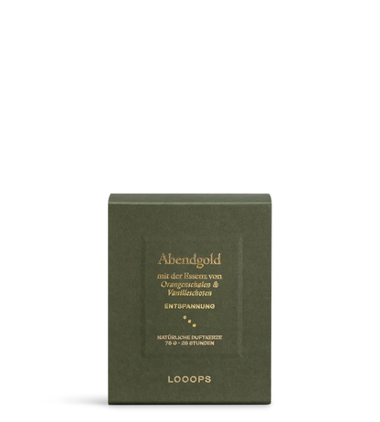 Abendgold Duftkerze 75 g · Limitierte Edition