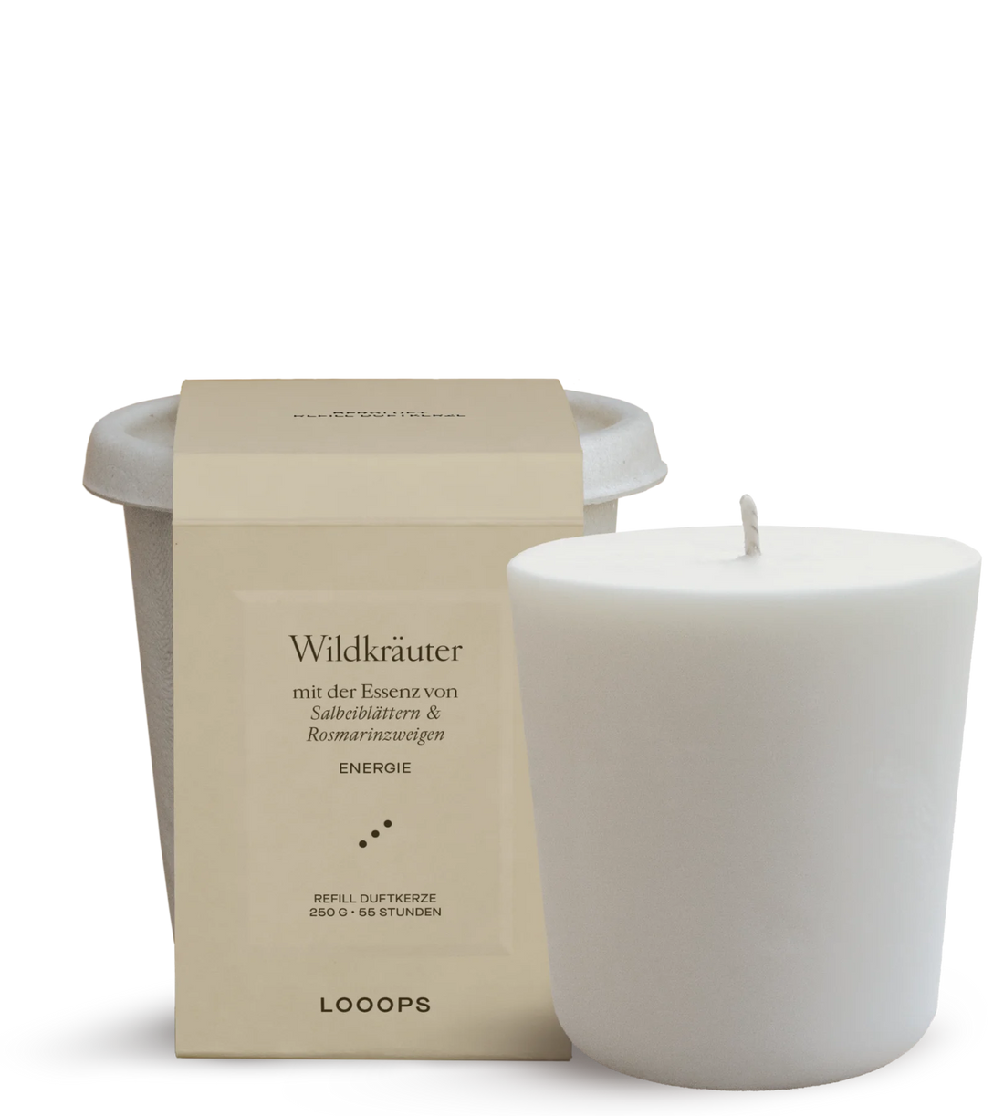 Wildkräuter refill scented candle 250 g