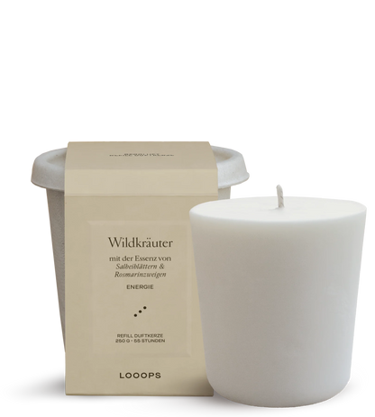 Wildkräuter refill scented candle 250 g