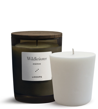 SET: Wildkräuter scented candle  + Refill 250 g