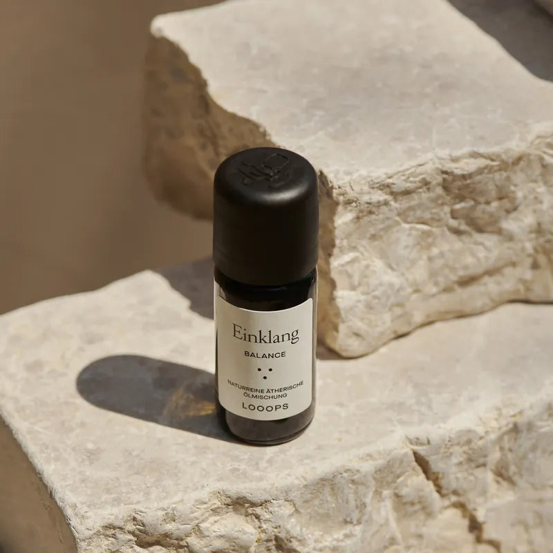 Essential oil on stone