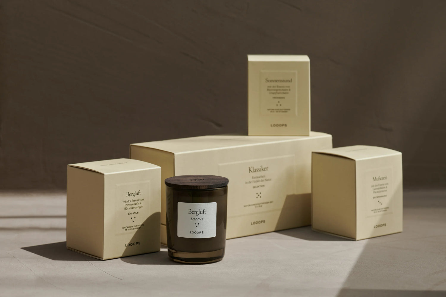 Scented candles gift box "Klassiker"