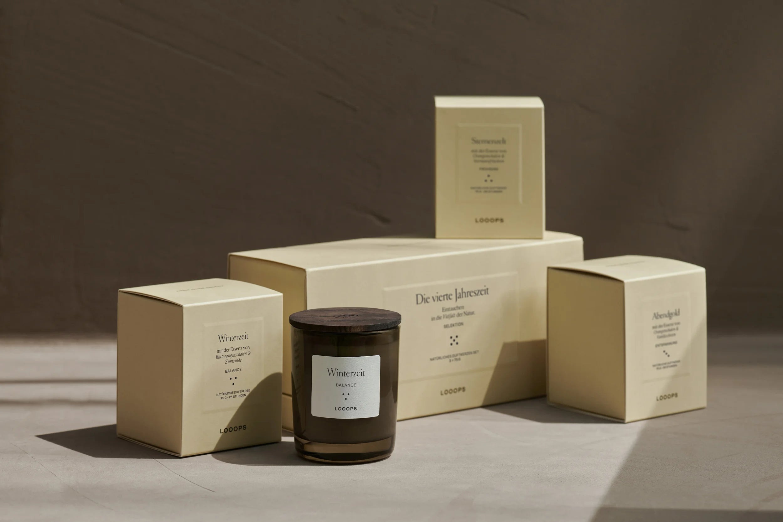 Die vierte Jahreszeit – Duftkerzen Geschenkbox