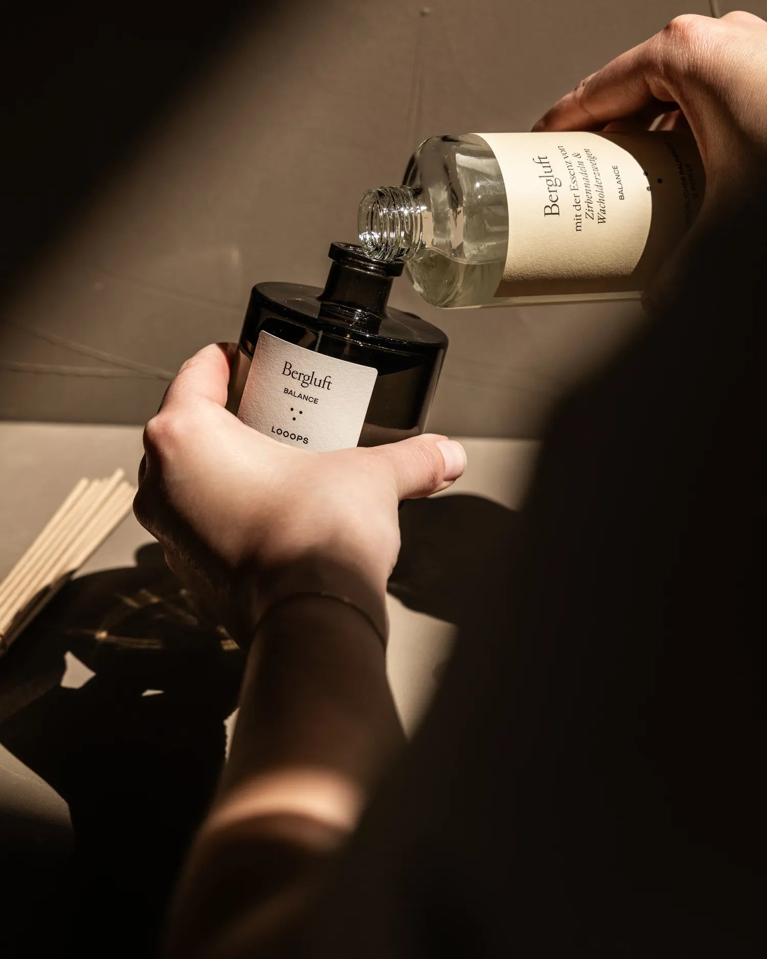 Rosenrot Set - Reed diffuser and refill