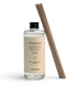 Glass bottle room fragrance Gebirgsbach with paper sticks