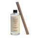 Glasflasche Raumduft Immergrün mit Papierstäbchen