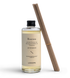 Glass bottle of Rosenrot room fragrance with paper sticks