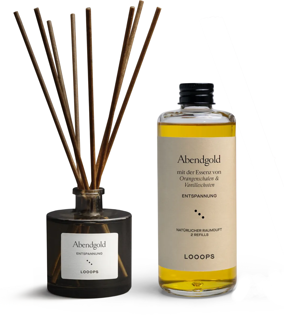 Abendgold Set - Reed diffuser and refill