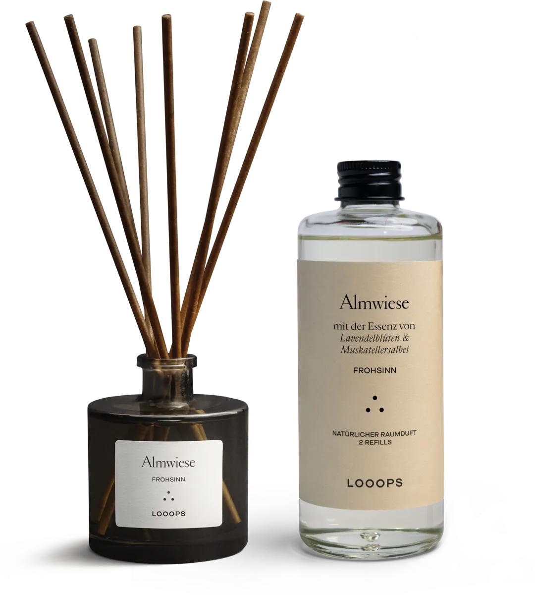 Almwiese Set - Reed diffuser and refill