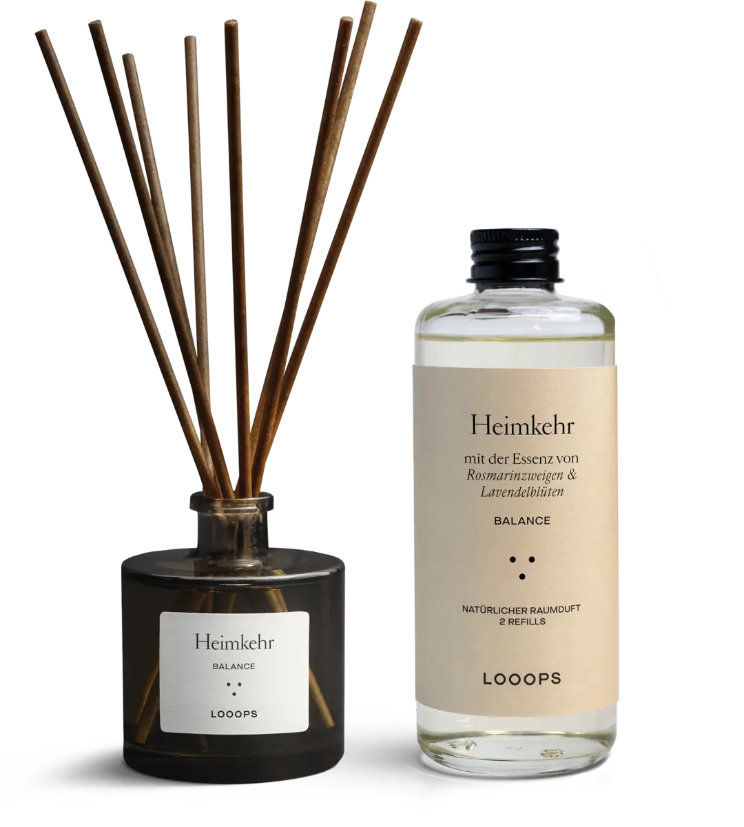 Reed diffuser Heimkehr with glass bottle
