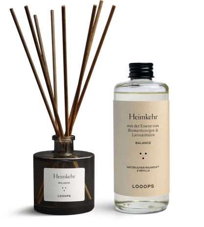Reed diffuser Heimkehr with glass bottle
