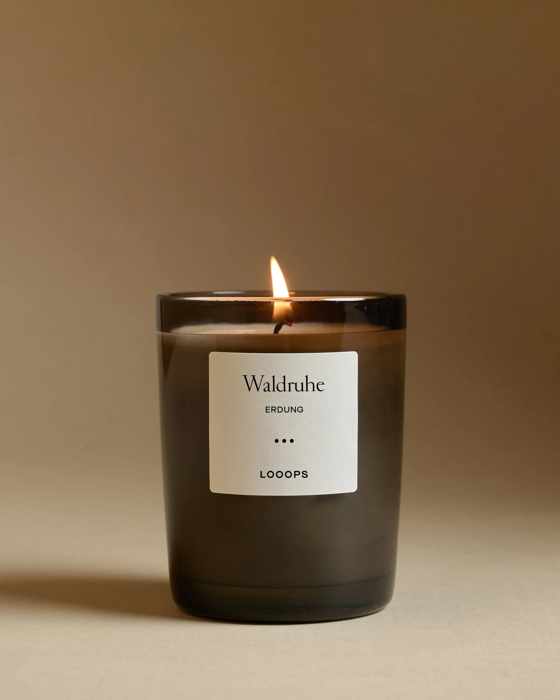 Große Duftkerze Waldruhe – Waldduft Looops