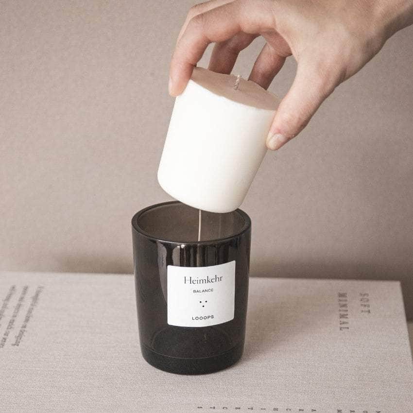 Looops SET: Immergrün scented candle  + Refill 250 g